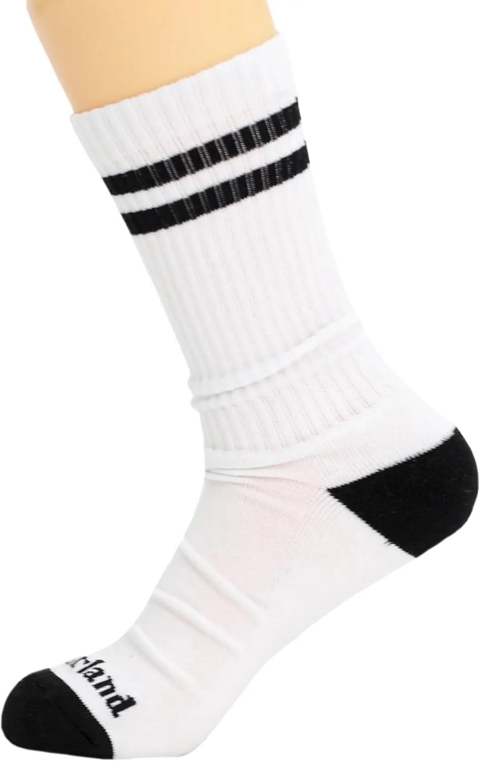 Timberland Cushioned Performance Work Athletic Crew Length 5 Pair Pack Socks for Men with Arch Support Shoe Size 9-12