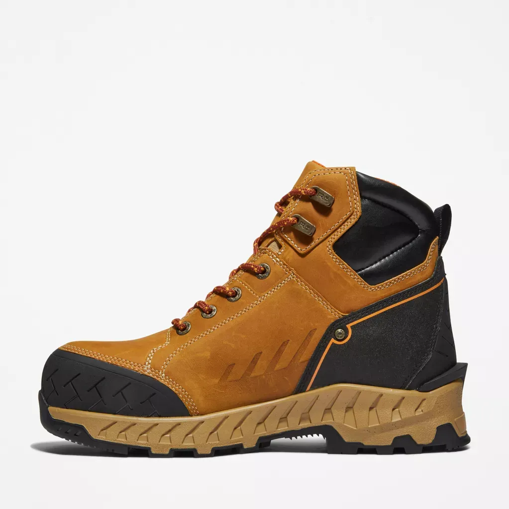 Timberland Pro Men's Summit 6" Waterproof Composite Toe Work Boot -Wheat- TB0A438Y231