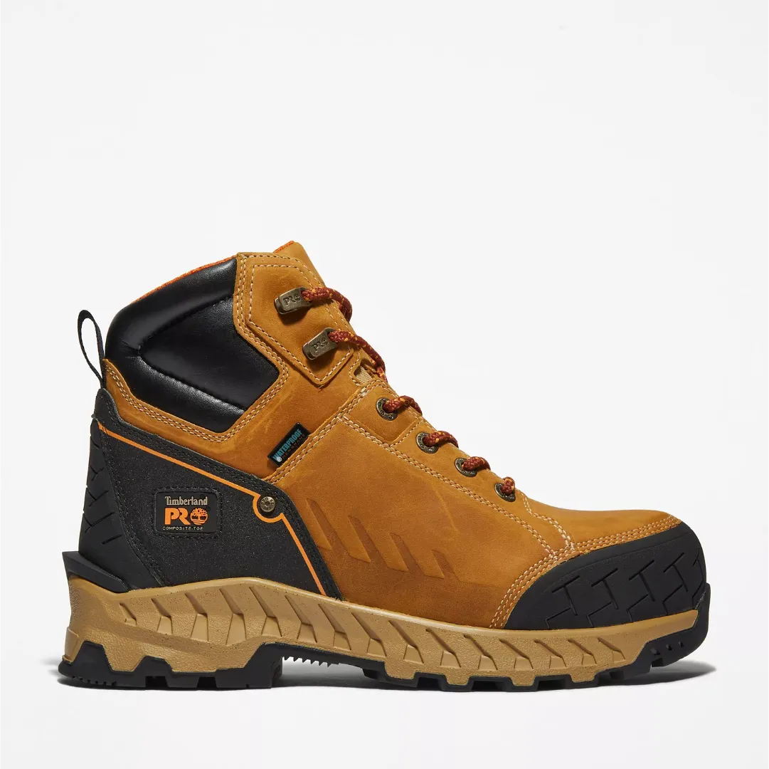 Timberland Pro Men's Summit 6" Waterproof Composite Toe Work Boot -Wheat- TB0A438Y231