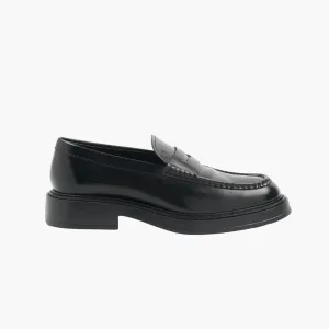 TOD'S Black Leather Loafers
