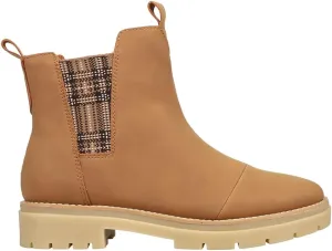 TOMS Womens Skylar Round Toe Chelsea Casual Boots Ankle - Brown - Size 9 B