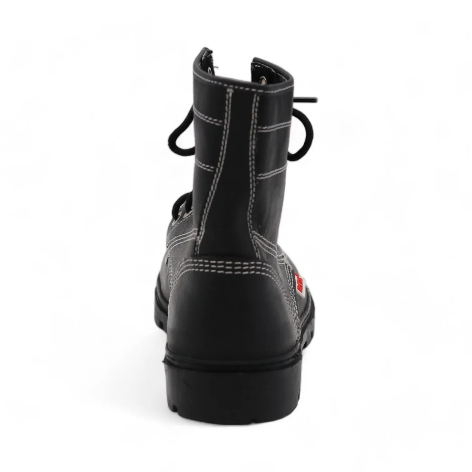 Tracker Men's Black Leather Short Boots