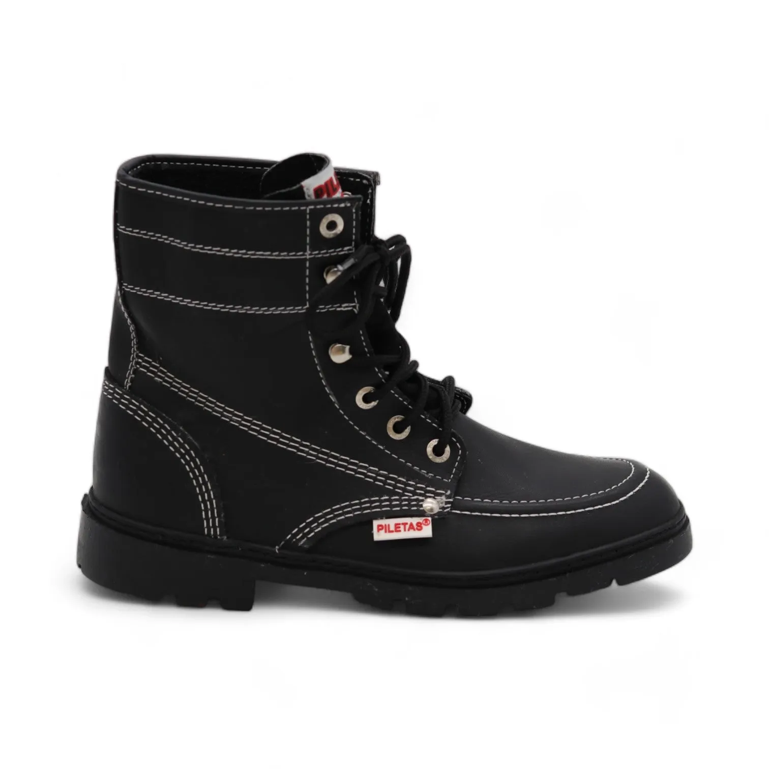 Tracker Men's Black Leather Short Boots