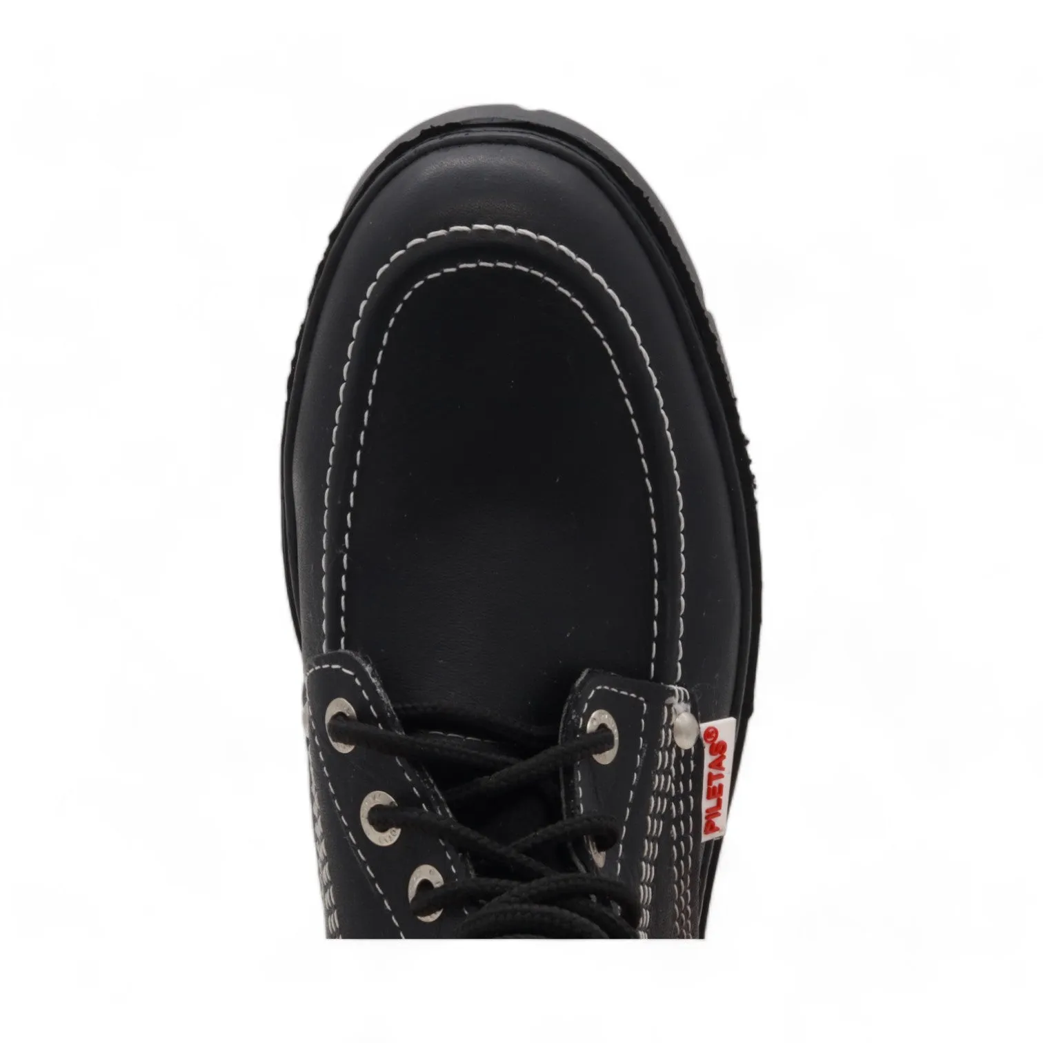 Tracker Men's Black Leather Short Boots