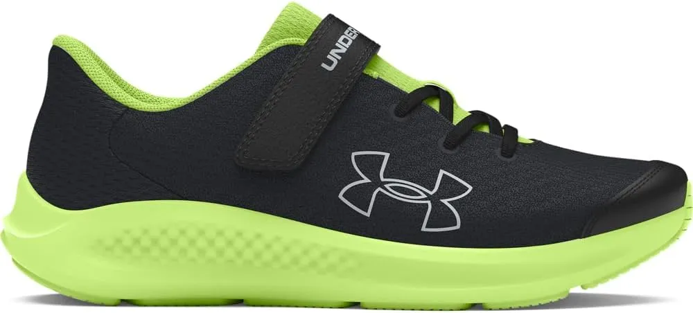 Under Armour Kids' Pre School Pursuit 3 Big Logo Alternate Closure Running Shoe
