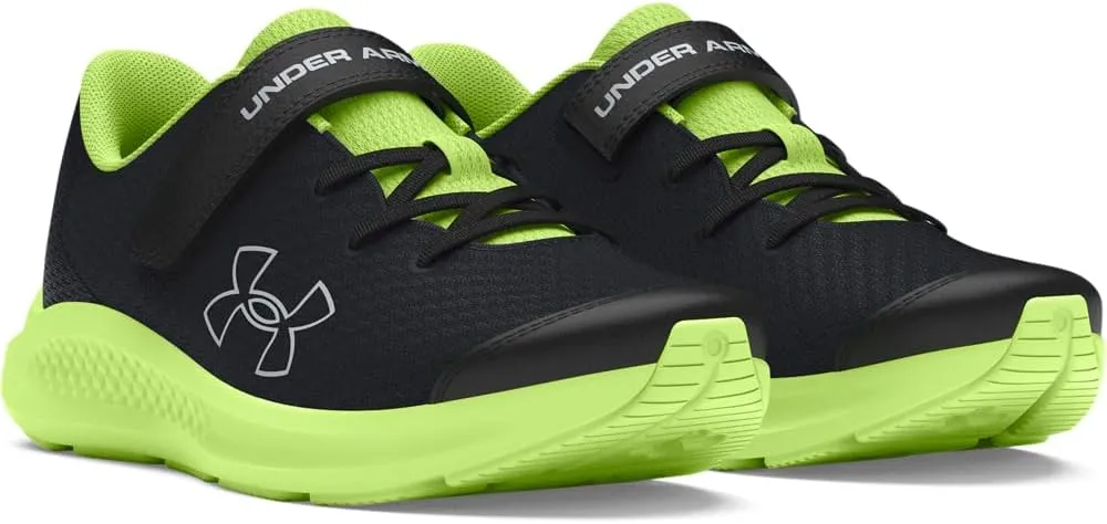 Under Armour Kids' Pre School Pursuit 3 Big Logo Alternate Closure Running Shoe