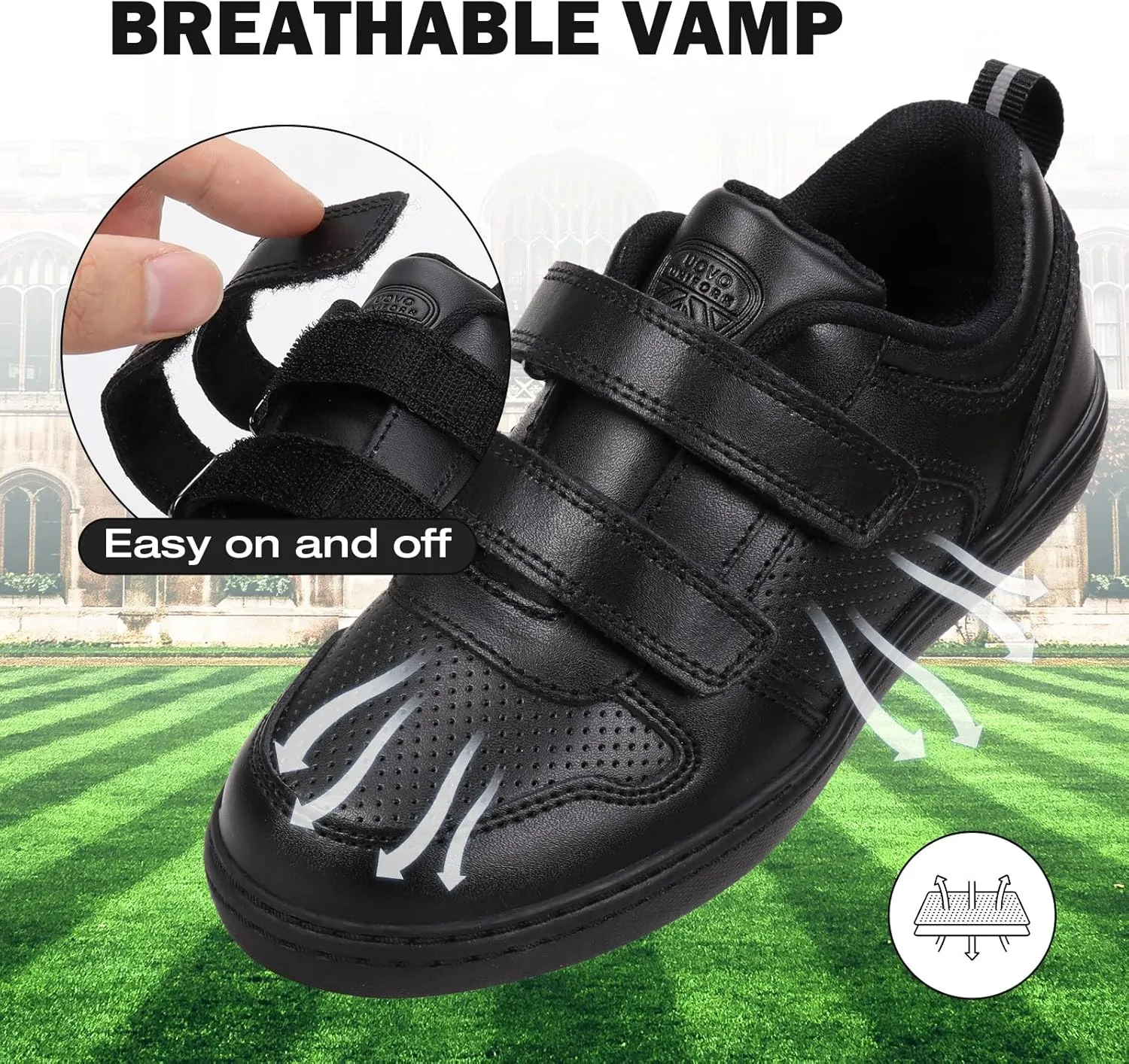 UOVO Boys School Uniform Dress Shoe(Little Kid/Big Kid)