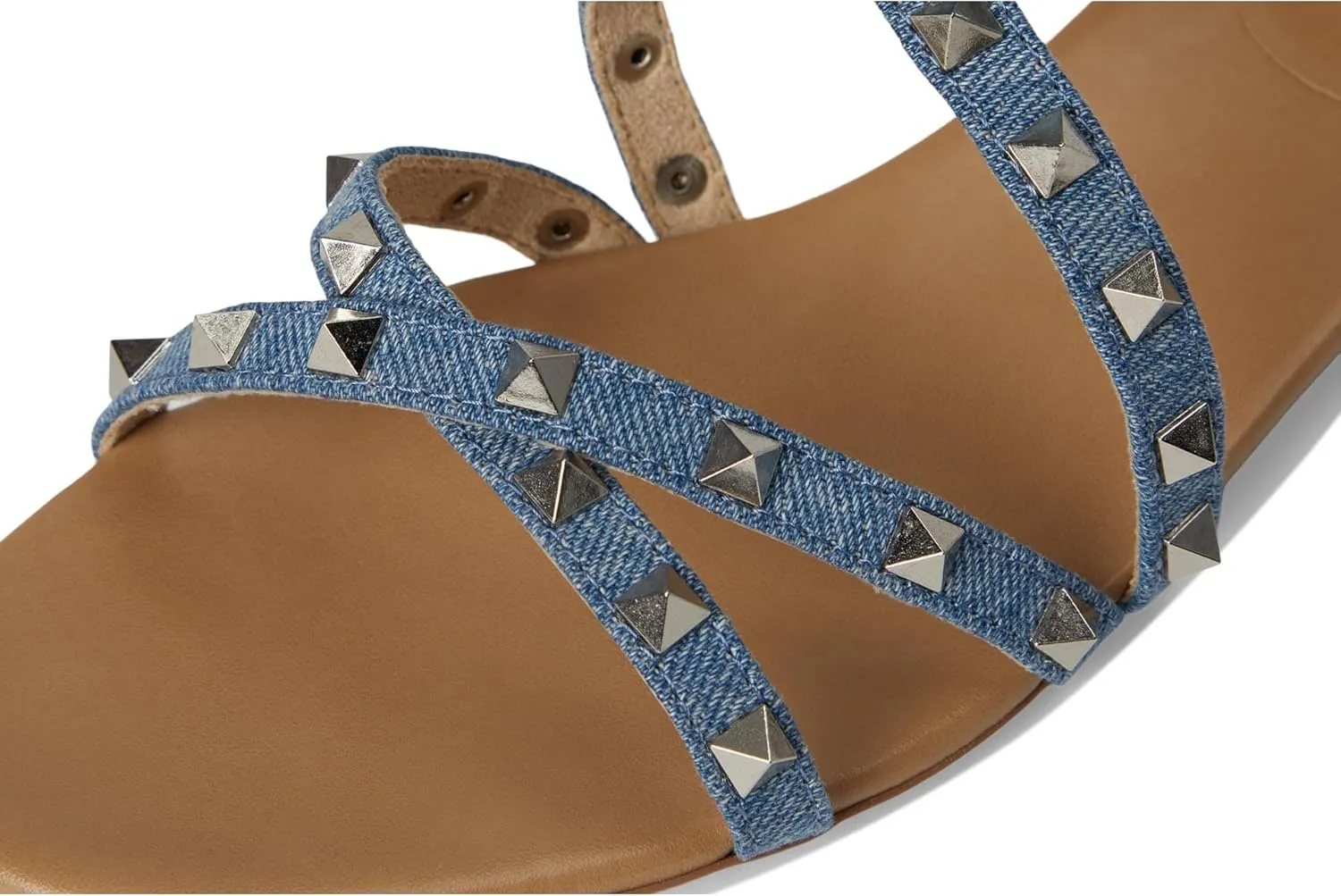 VANELi Womens Basira Studded Strappy Casual Sandals Casual - Gold