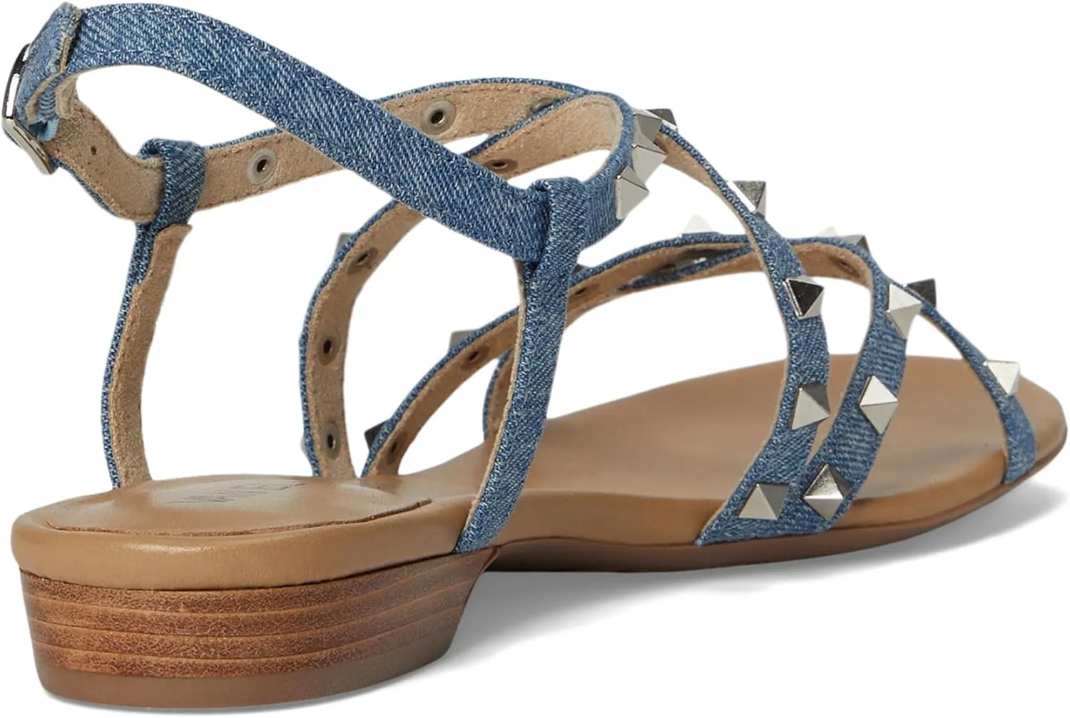 VANELi Womens Basira Studded Strappy Casual Sandals Casual - Gold