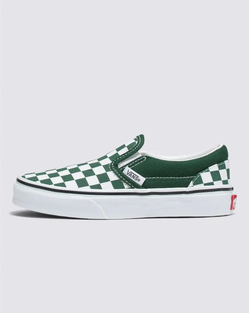 VANS Classic Slip-On Color Theory Checkerboard Mountain View - Green