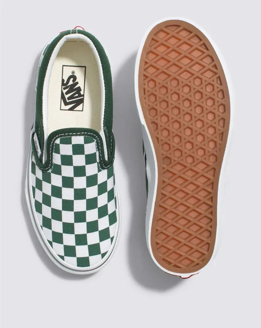VANS Classic Slip-On Color Theory Checkerboard Mountain View - Green
