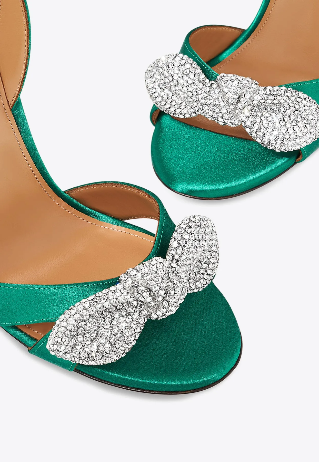 Very Bow Tie 105 Crystal Sandals