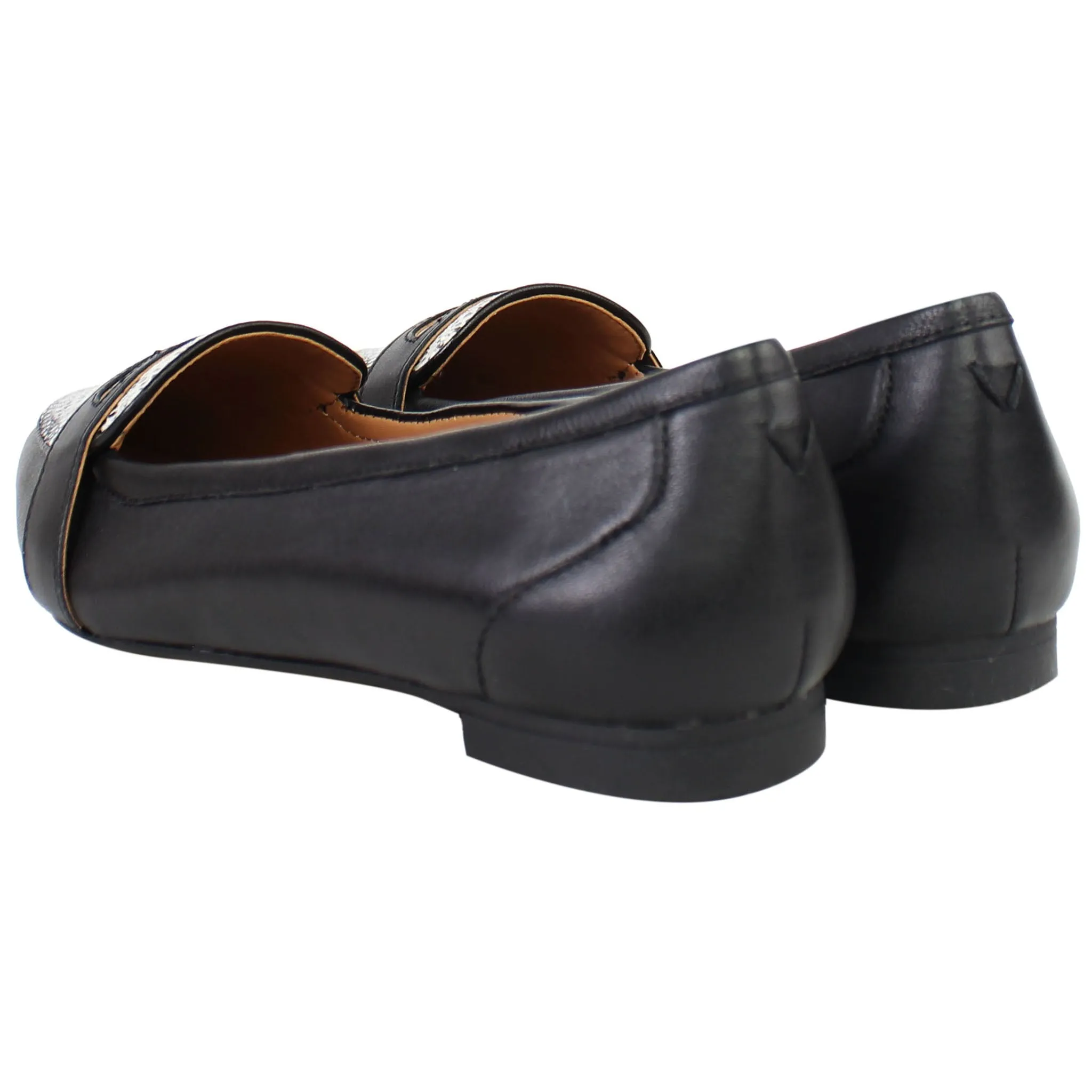 Vionic Savannah Snake Womens Black Shoes