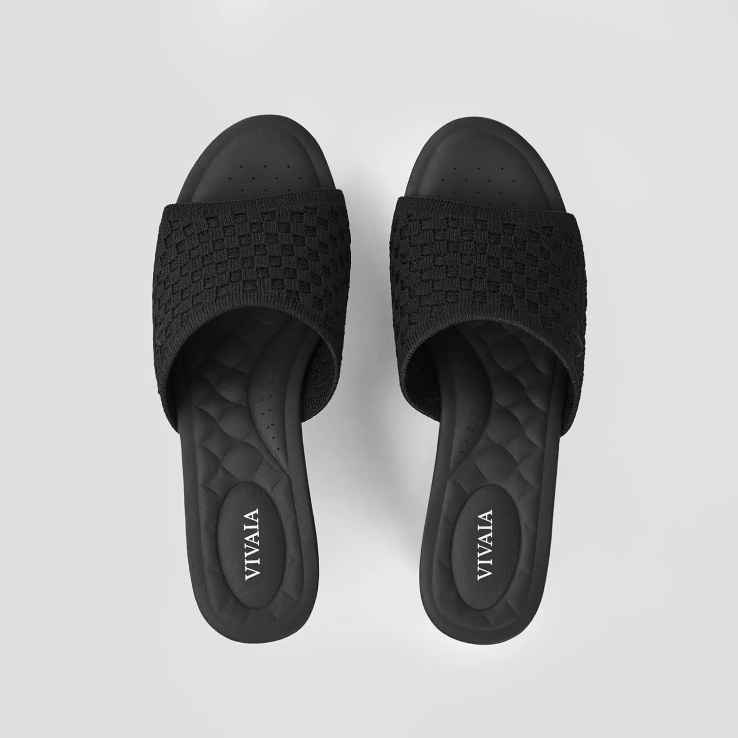 VIVAIA Stacey Pro Round-toe Wedge Sandals for Women Open Toe Sandals Comfy Casual Dressy Summer