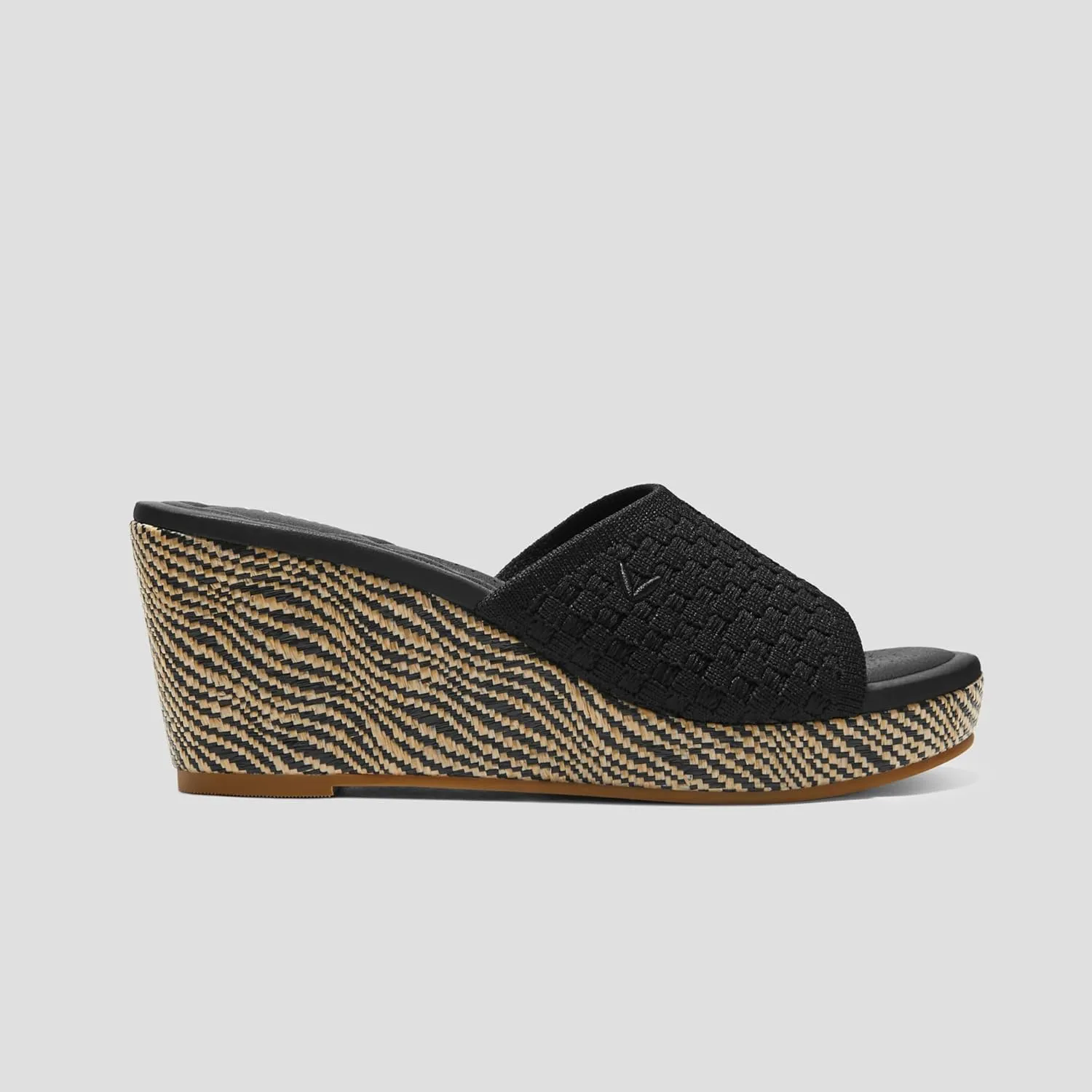 VIVAIA Stacey Pro Round-toe Wedge Sandals for Women Open Toe Sandals Comfy Casual Dressy Summer