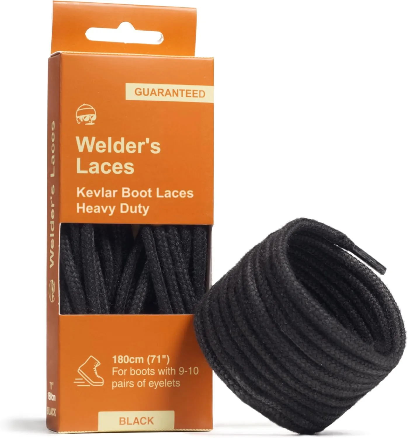 Welder's Laces - 100% Kevlar Boot Laces Heavy Duty Fire-Resistant Work Boot Laces, Boot Strings for Work Boots