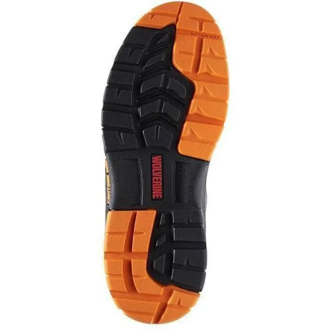 Wolverine Men's Overpass Safety Toe 6" Waterproof Work Boot - Brown - W10717