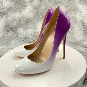 Women Classic Round Toe High Heels Stiletto Pumps Basic Shallow Shoes