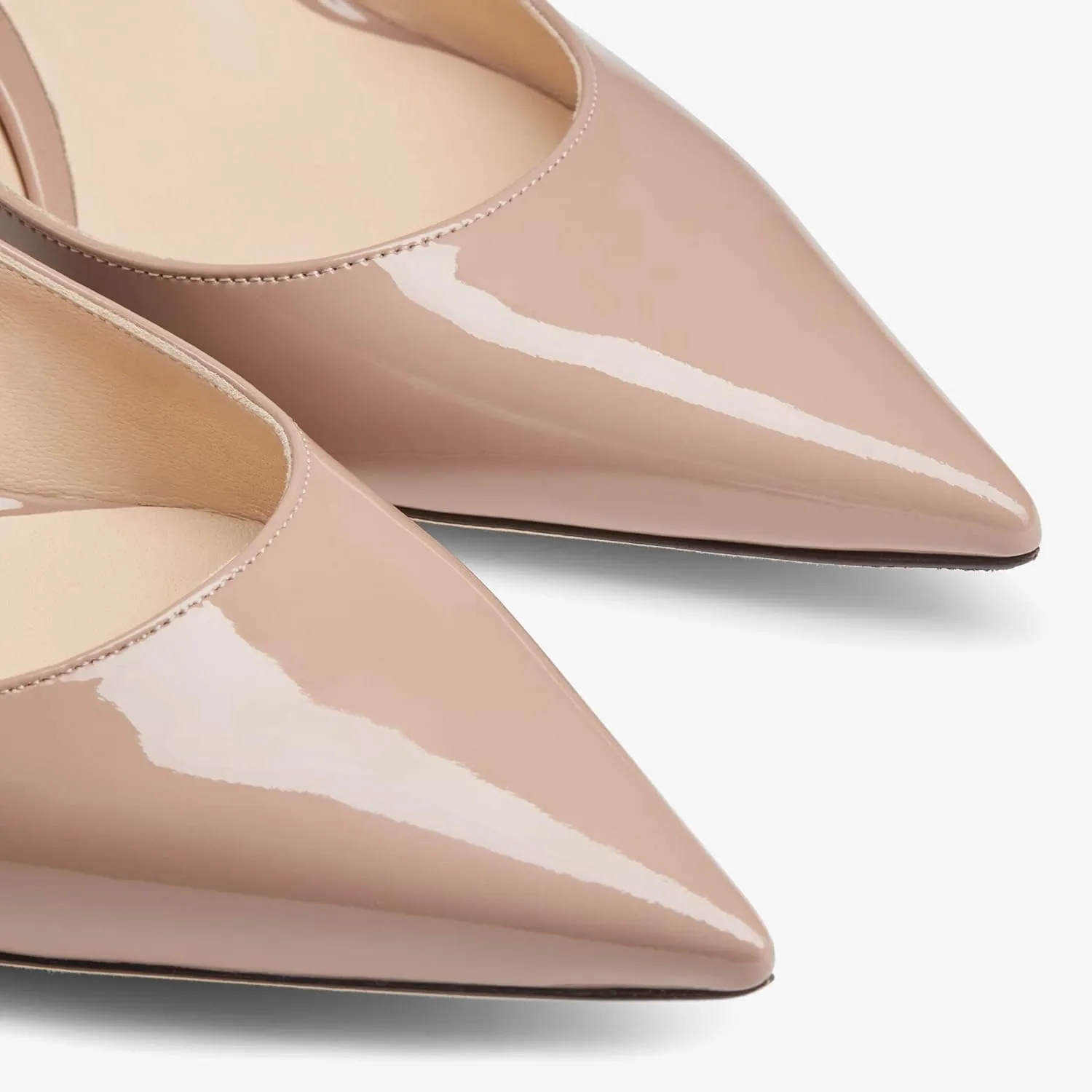Women High Heeled Mules Crystal Embellished Strap Mules Pointed Toe Stiletto Heels Patent Leather Bridal Wedding Party Dress Shoes 5-13US