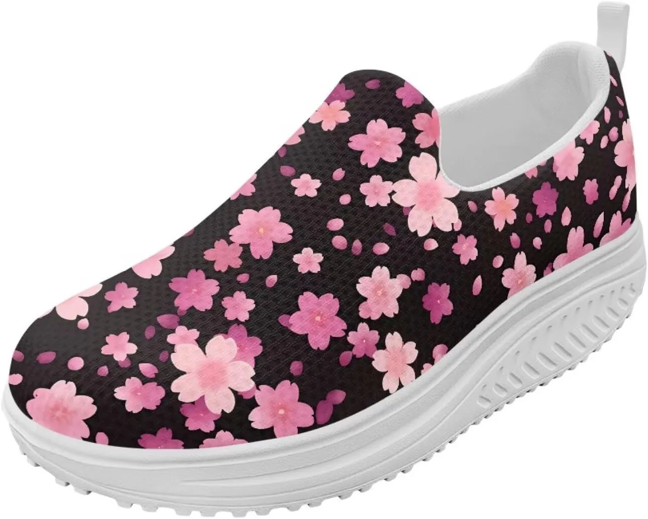 Women Walking Shoes Breathable Cushioned Workout Athletic Sneakers Lightweight Casual House Shoe Size 6-11 White Sole