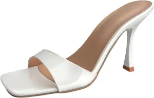 Women's 3.5 Inch Stiletto Heel Sandals - Sexy Open Toe Dress Shoes for Weddings/Parties/Evening, Comfortable Summer High Heels for Daily Wear