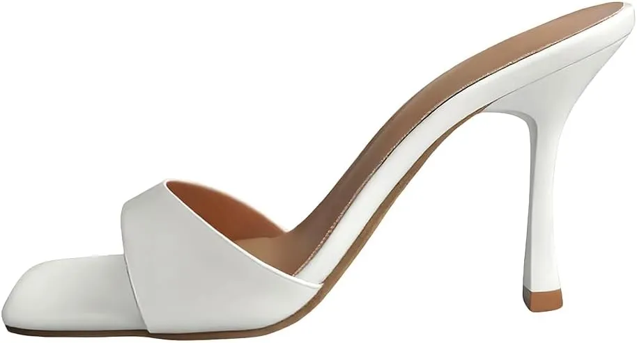 Women's 3.5 Inch Stiletto Heel Sandals - Sexy Open Toe Dress Shoes for Weddings/Parties/Evening, Comfortable Summer High Heels for Daily Wear