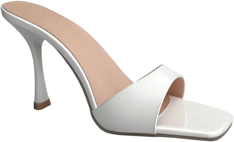 Women's 3.5 Inch Stiletto Heel Sandals - Sexy Open Toe Dress Shoes for Weddings/Parties/Evening, Comfortable Summer High Heels for Daily Wear