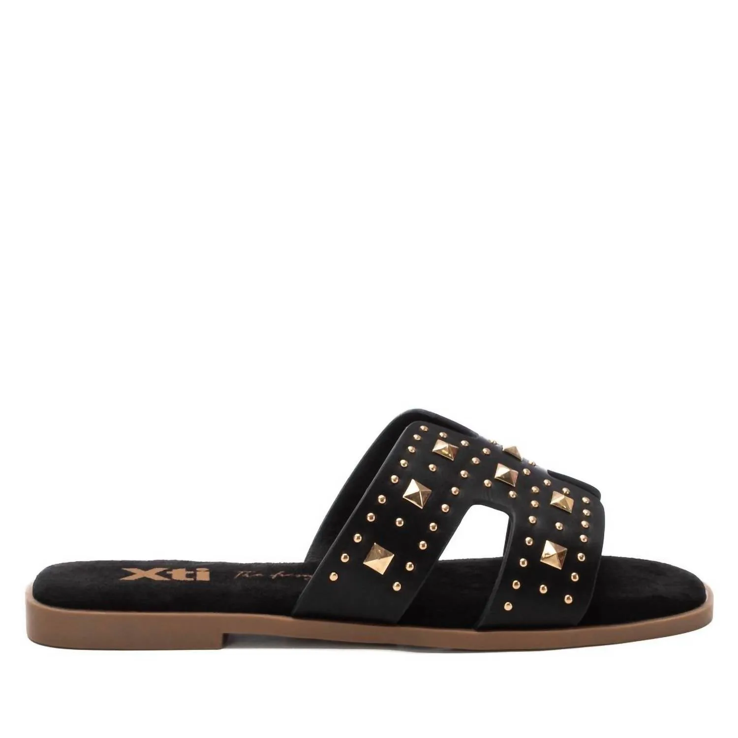 Women's Casual Flat Sandals In Black