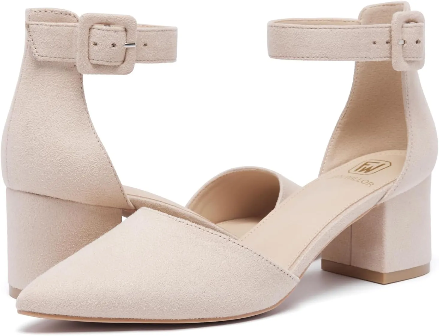 Women's Closed Toe Heel Pumps Low Chunky Block Comfortable Dress Work Shoes