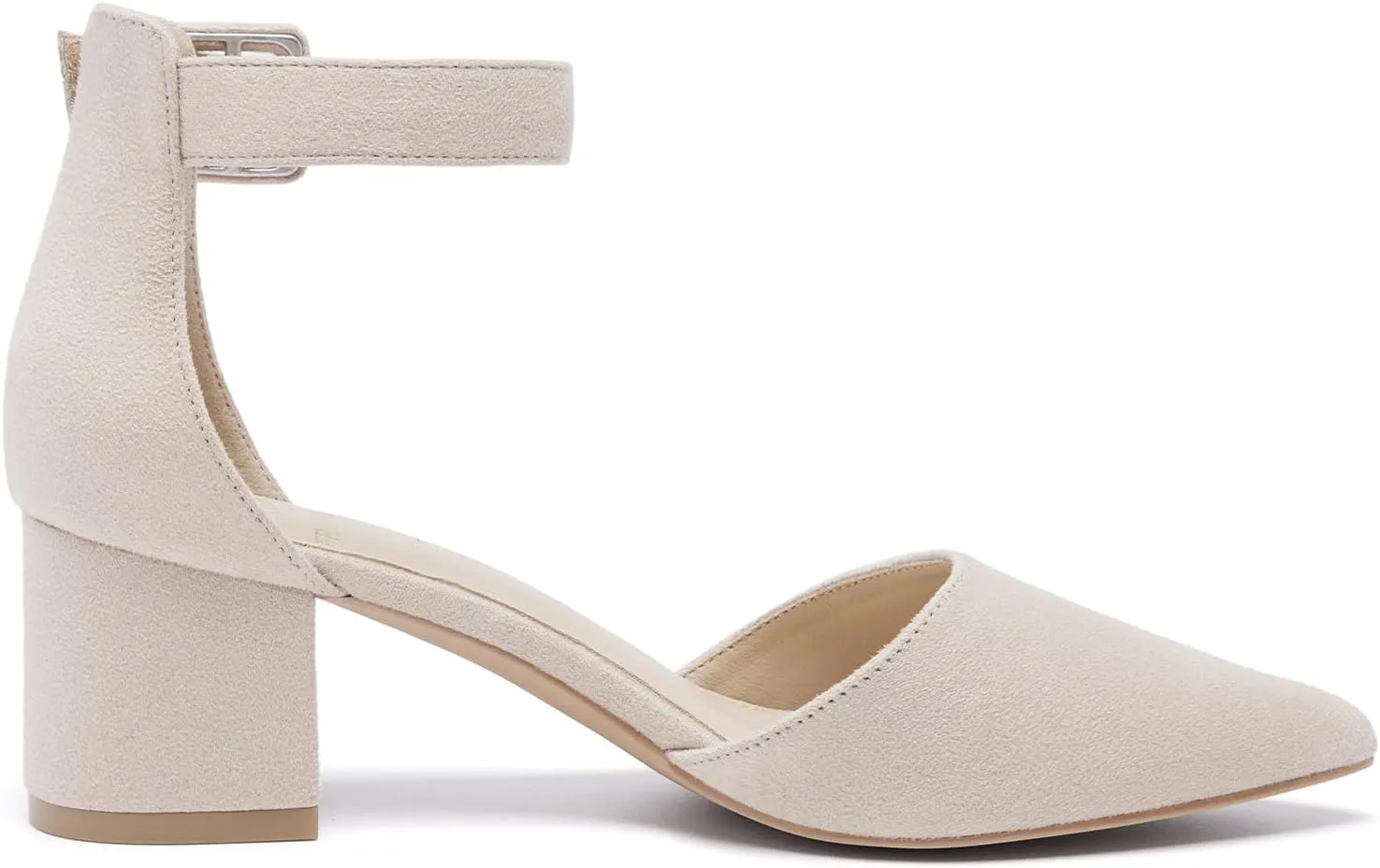 Women's Closed Toe Heel Pumps Low Chunky Block Comfortable Dress Work Shoes