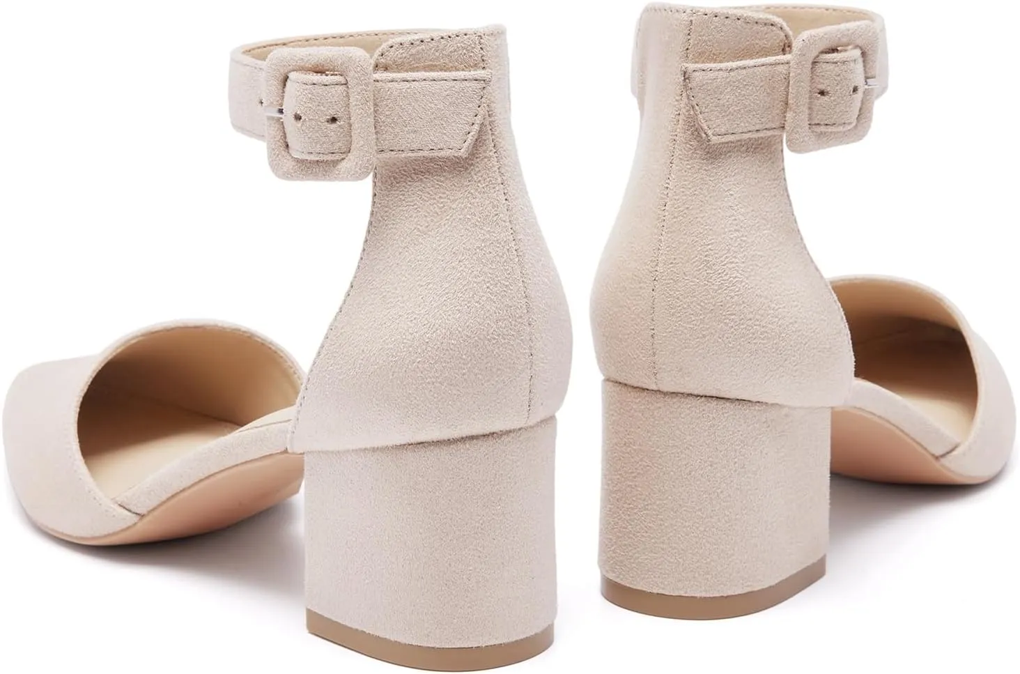 Women's Closed Toe Heel Pumps Low Chunky Block Comfortable Dress Work Shoes
