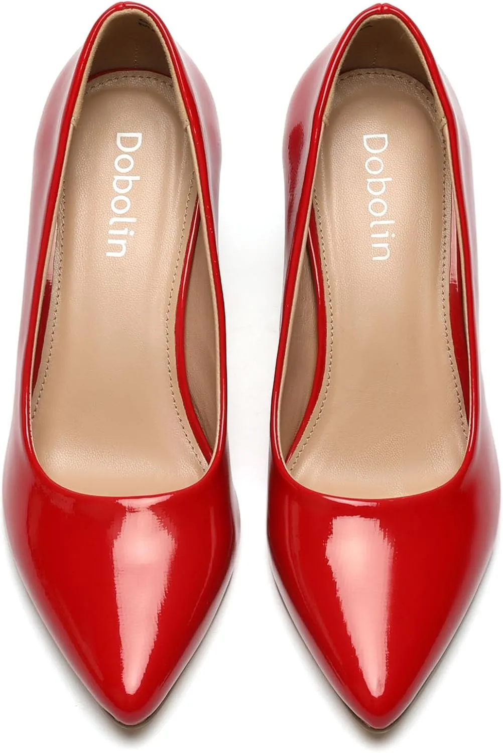 Women's Heels Closed Pointed Toe Pumps Stiletto High Heels Comfortable Wedding Party Dress Shoes 3-Inch