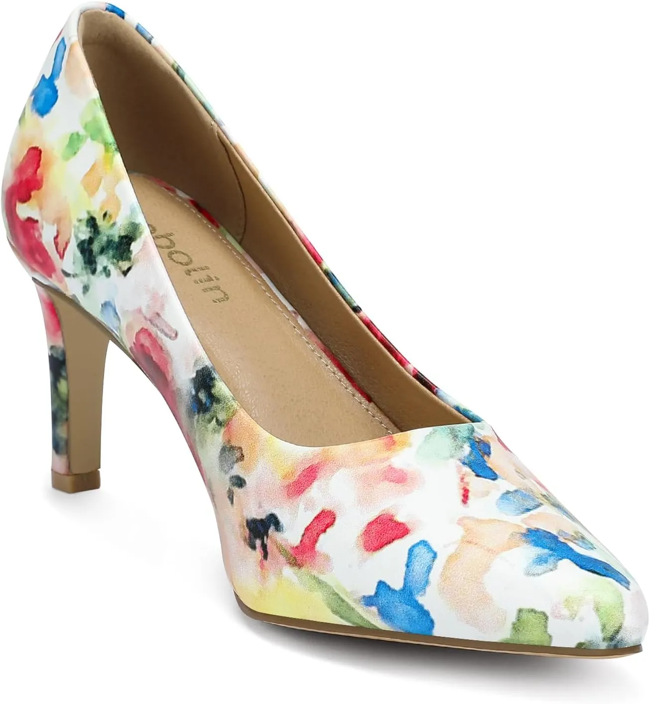 Women's Heels Closed Pointed Toe Pumps Stiletto High Heels Comfortable Wedding Party Dress Shoes 3-Inch