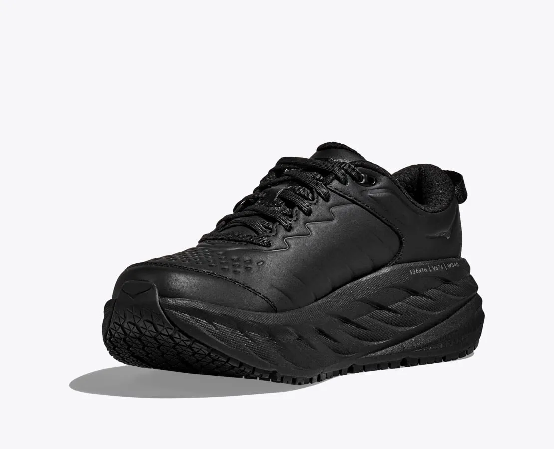 Women's HOKA Bondi SR Running Shoe in Black | Black
