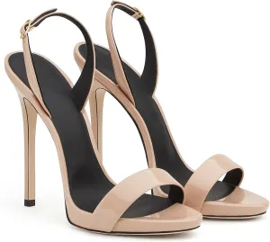 Women's One Word Belt Stiletto High Heels Fashion Pointed Toe Adjustable Ankle Straps Pump Dressy Sexy Sandals