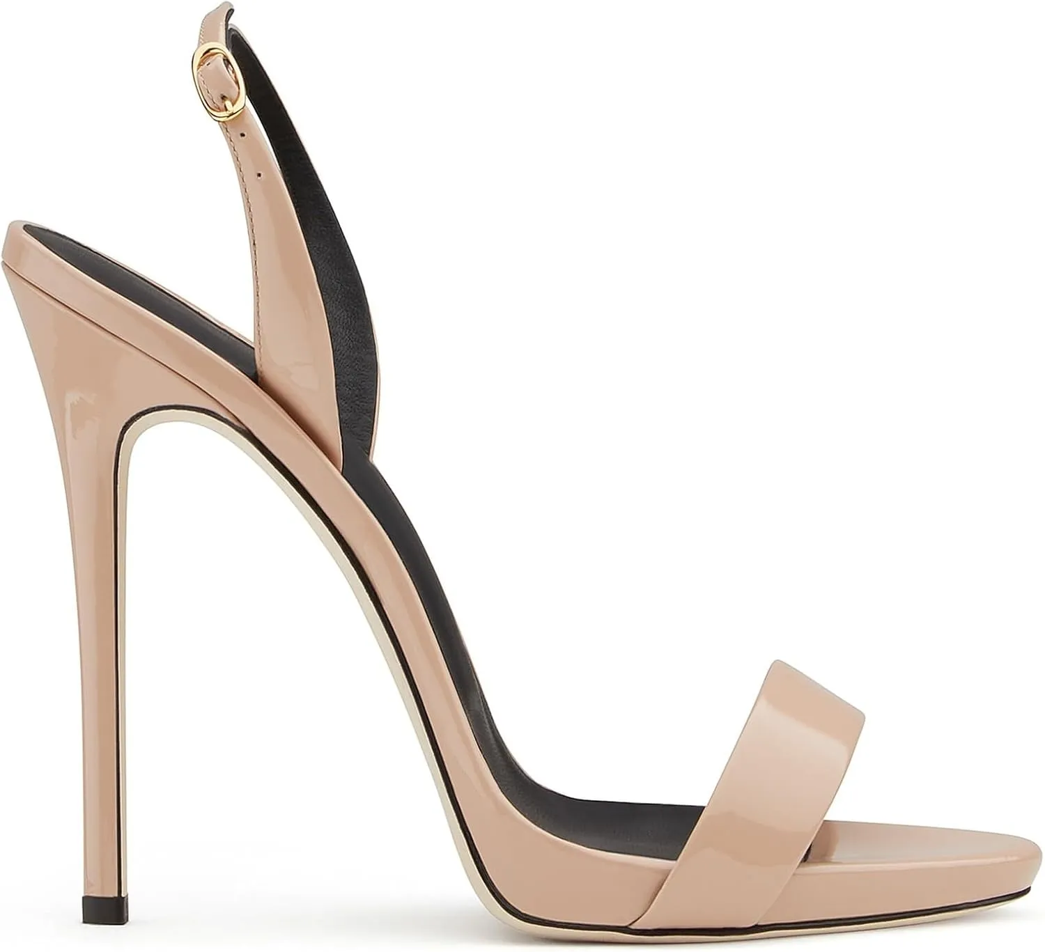 Women's One Word Belt Stiletto High Heels Fashion Pointed Toe Adjustable Ankle Straps Pump Dressy Sexy Sandals