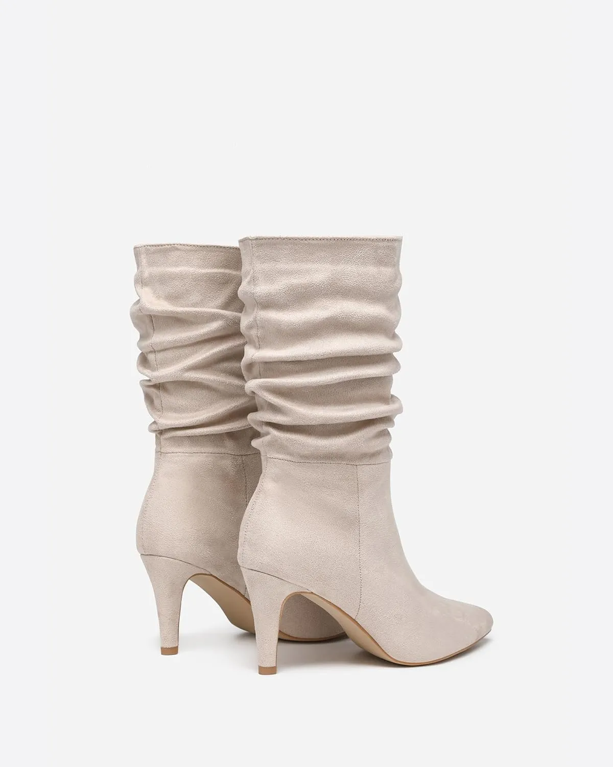 Women's Pointed Toe Ankle Boots, Stiletto Heel, Dress Booties for Office and Party Wear