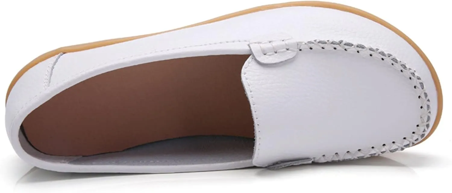 Womens Sandals Dressy Closed Toe Sandals Women Lug Sole Flat Loafer Shoes Slip On Summer Flats Shoes For Daily Work