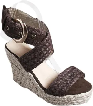 Women's Slope Heel Thick Soled Sandals Summer Casual High Heels Slippers