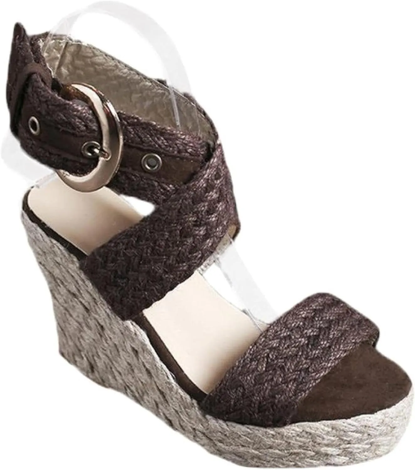 Women's Slope Heel Thick Soled Sandals Summer Casual High Heels Slippers