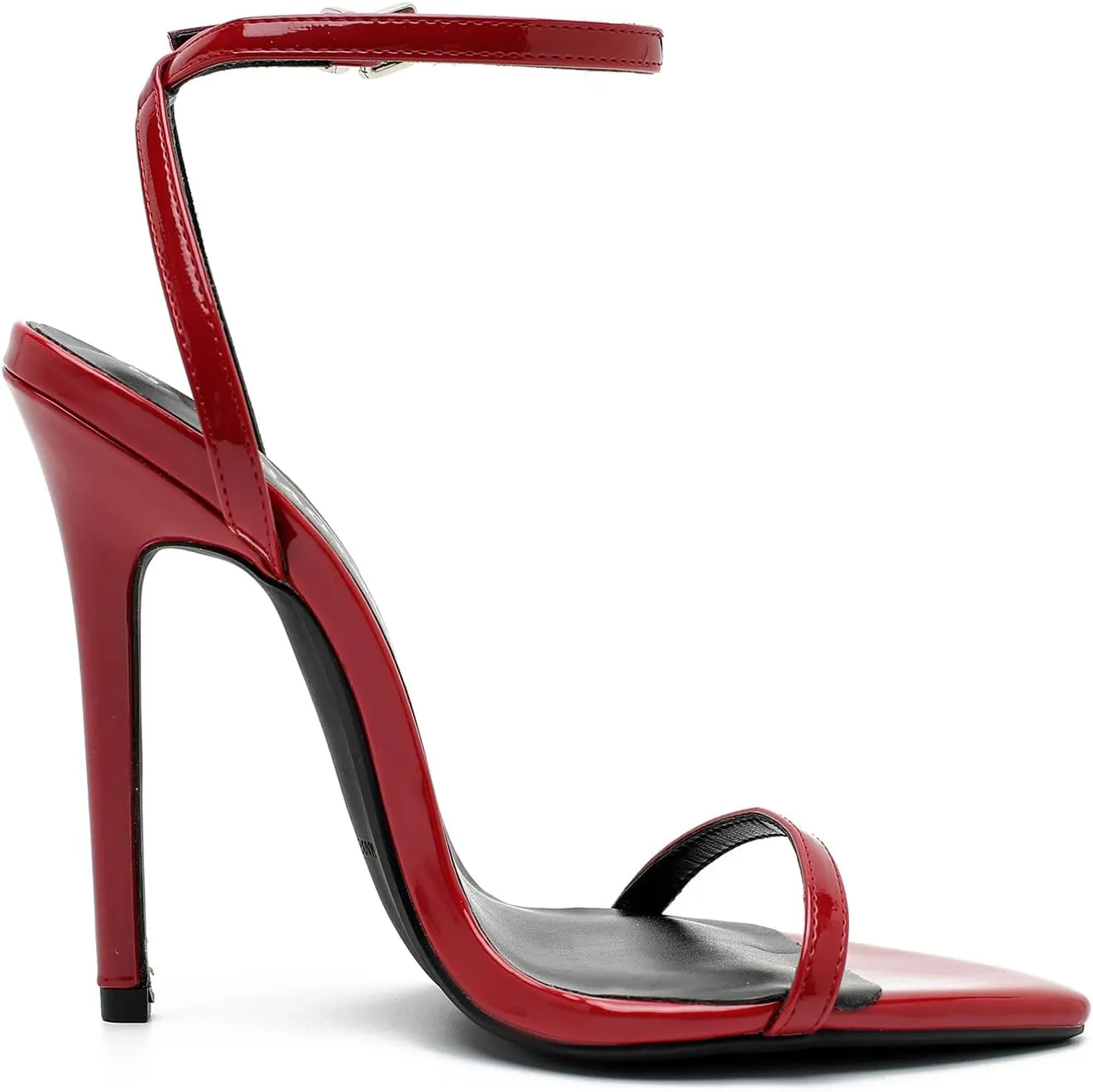 Womens Strappy Lace Up Heels Sandals Sexy Stiletto High Heeled Open Toe Strap Summer Dress Shoes