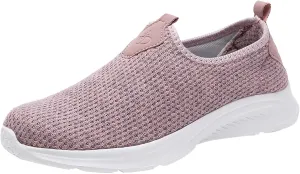 Womens Walking Shoes Sock Casual Ladies Fashion Sneakers Running Shoes for Women Food Service Woman Shoes Casual Brown Sneakers Waterproof Tennis Shoe Casual Loafers