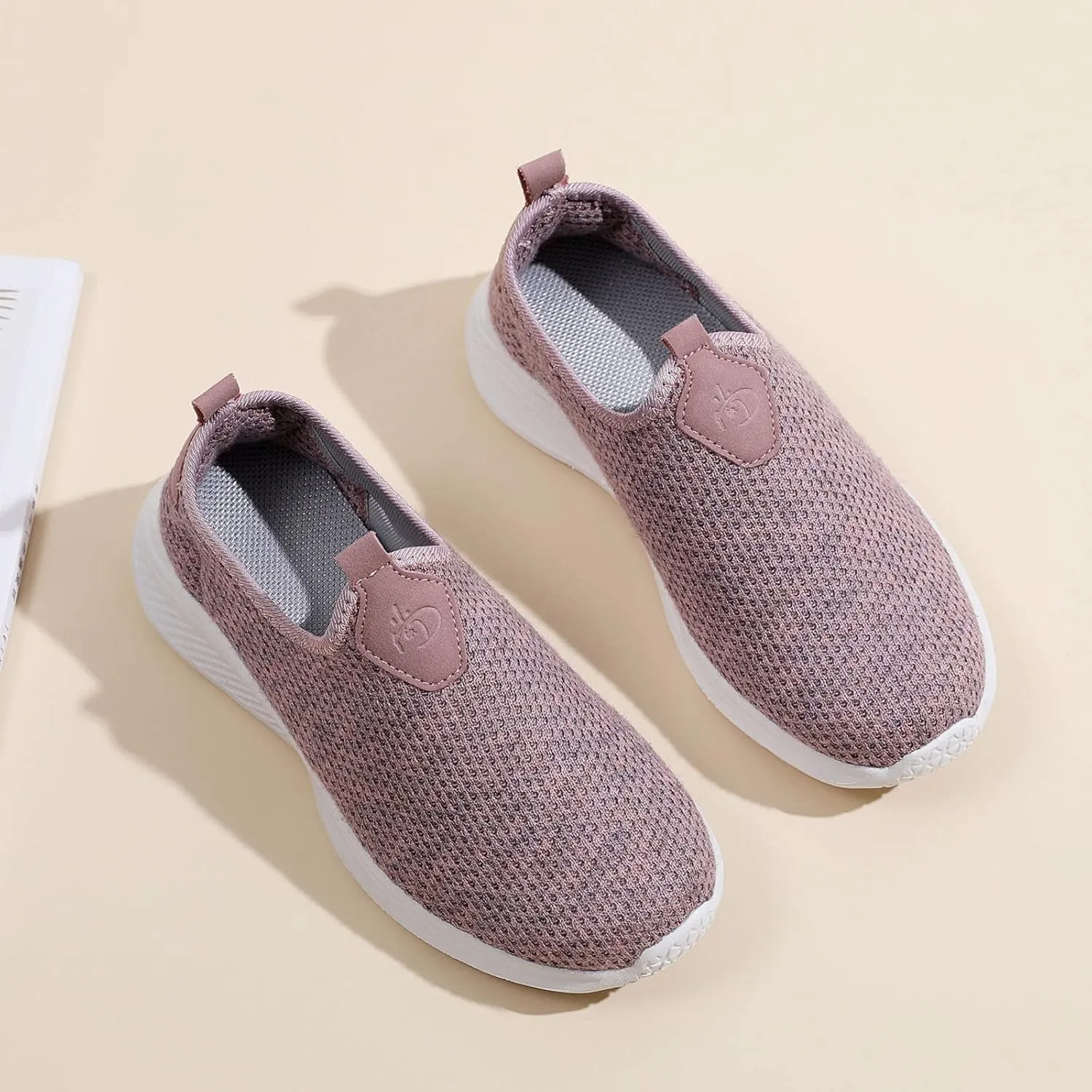 Womens Walking Shoes Sock Casual Ladies Fashion Sneakers Running Shoes for Women Food Service Woman Shoes Casual Brown Sneakers Waterproof Tennis Shoe Casual Loafers
