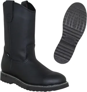 Work Boots for Men Style 507 Oily Skin Genuine Leather Black (us_footwear_size_system, adult, men, numeric, medium, numeric_6)