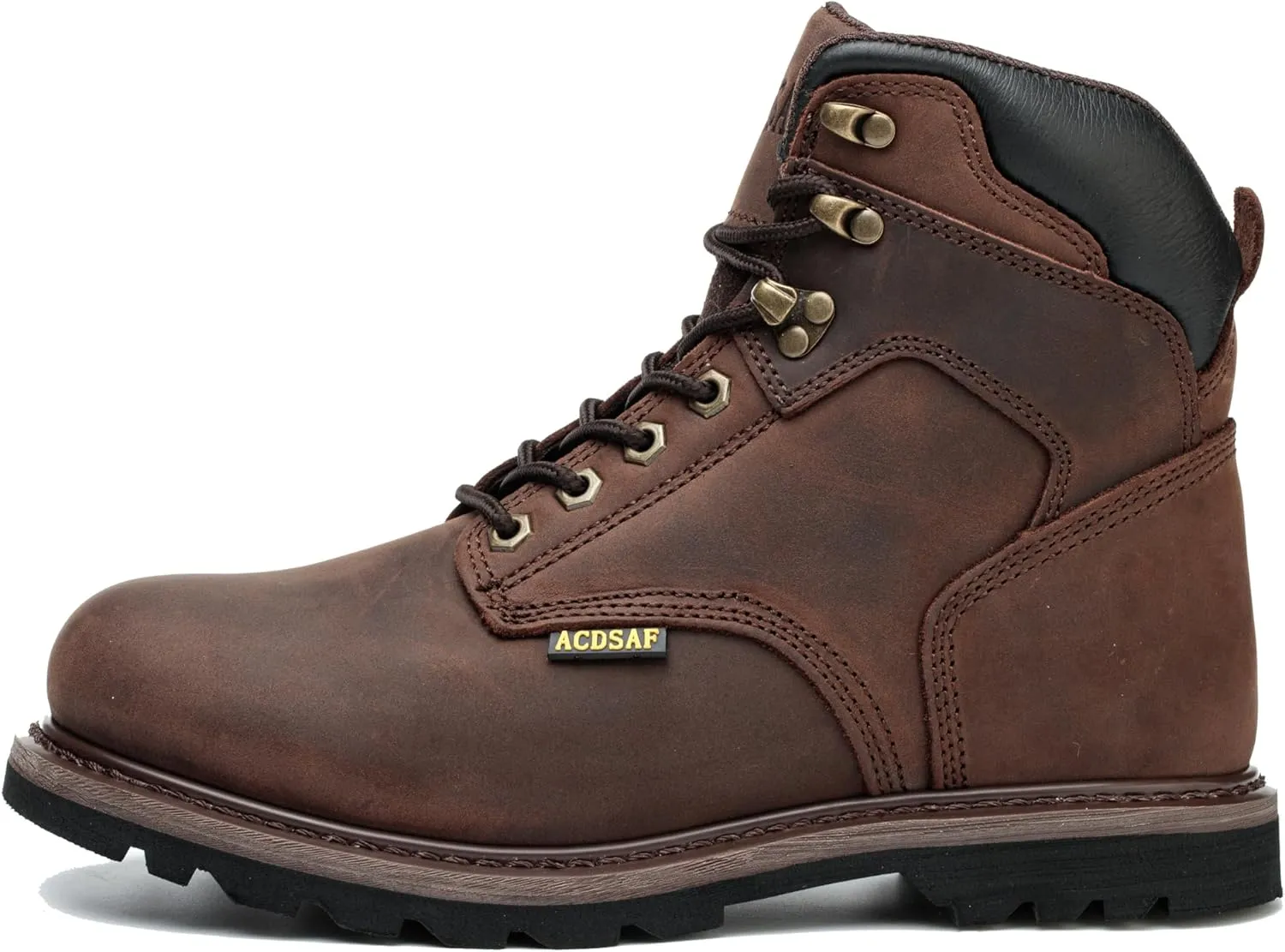 Work Boots for Men Waterproof Comfortable Anti-Fatigue Soft Toe Working Shoes Slip Resistant Construction Safety Work Boots