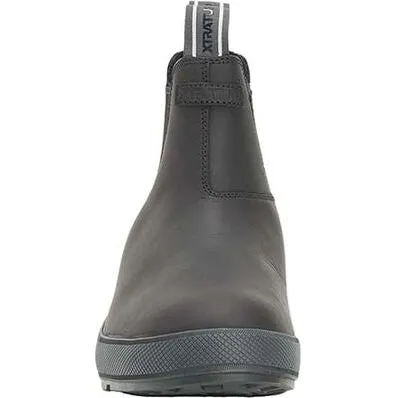 Xtratuf Men's Legacy Waterproof Slip Resistant Leather Chelsea Boot -Black- LCM000