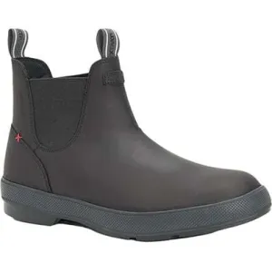 Xtratuf Men's Legacy Waterproof Slip Resistant Leather Chelsea Boot -Black- LCM000