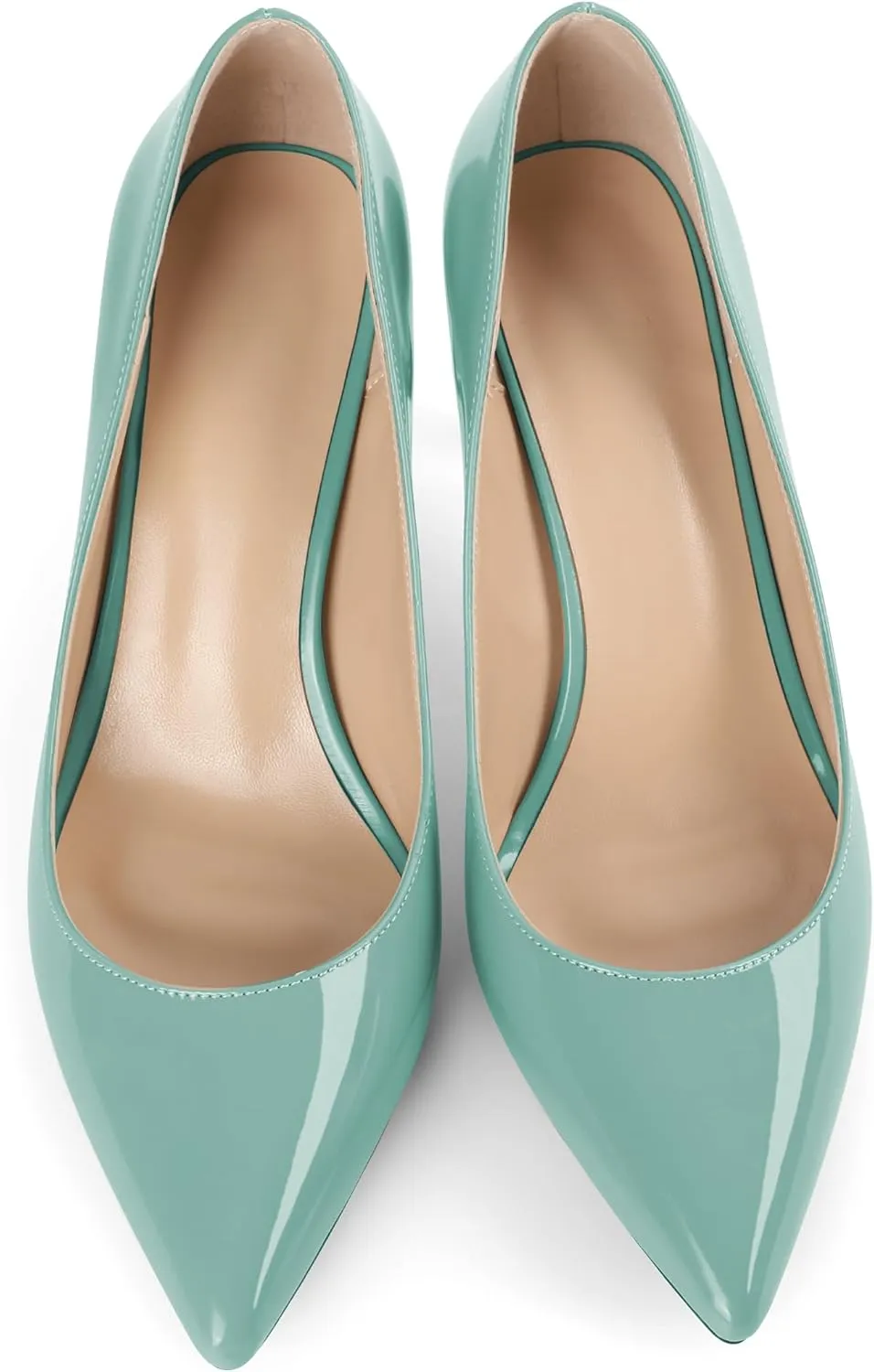 YODEKS Women's High Heel Pumps Pointed Toe Classic 85mm Stiletto Heels Patent Party Dress Shoes