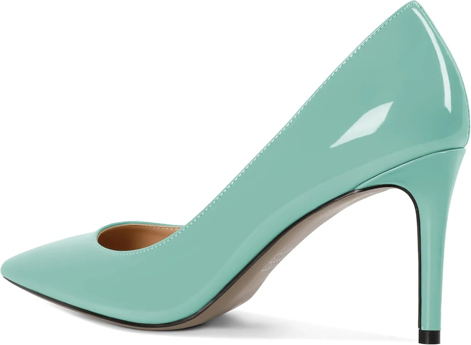 YODEKS Women's High Heel Pumps Pointed Toe Classic 85mm Stiletto Heels Patent Party Dress Shoes