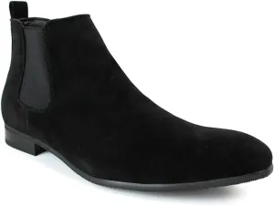 ÃZARMAN Men's Ankle Dress Chelsea Boots Side Zipper Closure